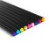 Pencil Blackographic hardness of the HB, the body is black, sharpened, with an Acrylic Straza, mix