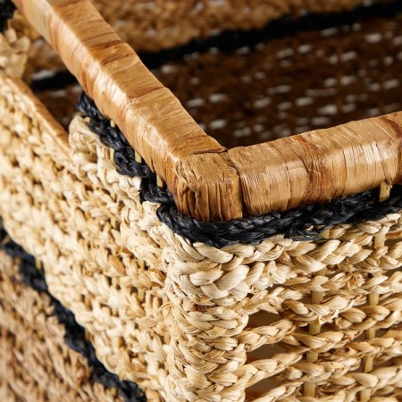 Wicker basket, 60x40x40 cm, algae, corn sheet-7