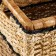 Wicker basket, 60x40x40 cm, algae, corn sheet