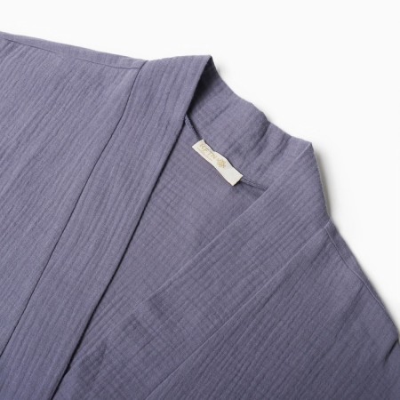 Women's robe KAFTAN BASIC Size 48-50, gray-blue-6