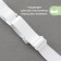 Tekstil straps, 1.5 cm, 45 cm, pair, white color