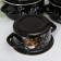 Set of pan “Arabica-1”: 3 subjects: 1 l, 1.5 l, 2.3 l, enameled covers, induction