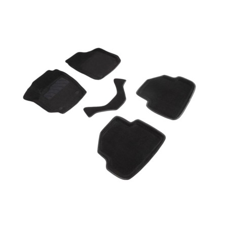 Pile rug for Skoda Fabia, 2007-2018, black