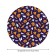 The tablecloth “Halloween”, round, oxford, elastic band, size 120x120 cm, diameter 75-100 cm
