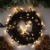 Garland "thread" 10 m, IP44, UMS, dark thread, 100 LED, glow warm white, 220 V