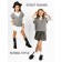 Vest for girl Knit, height 122 cm, gray color