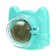 A toy for cats with cat mint "cat", 6.8 cm, turquoise