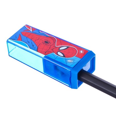 Plastic rectangular sharpener, spider-man-5