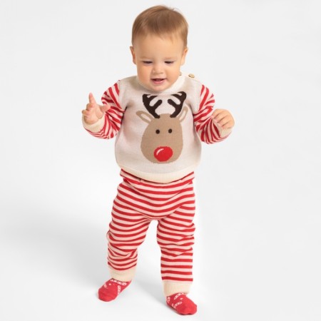 Cost Knitted baby Me "Deer" Growth 86-92 cm-1