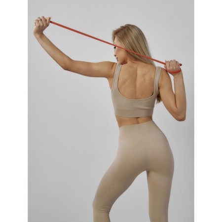 Sports suit female, size 42, beige color-1