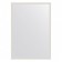 EvoForm mirror in the baguette frame, 20 mm, 46x66 cm, white color