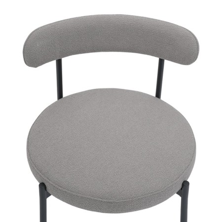 Loter chair, 510 × 510 × 770 mm, Builder, dark gray color-3