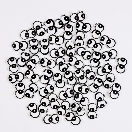 Eyes, set of 50 pcs., Size 1 pc. - 2 × 1.1 cm-1