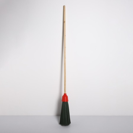 Polypropylene broom, with birch cuttings, nonsense