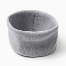 Snood for children, gray color, size 25x26 cm