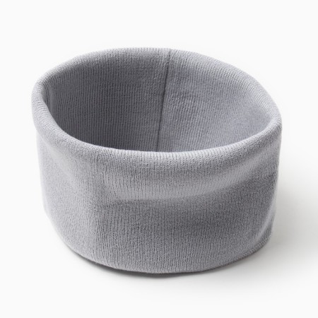 Snood for children, gray color, size 25x26 cm
