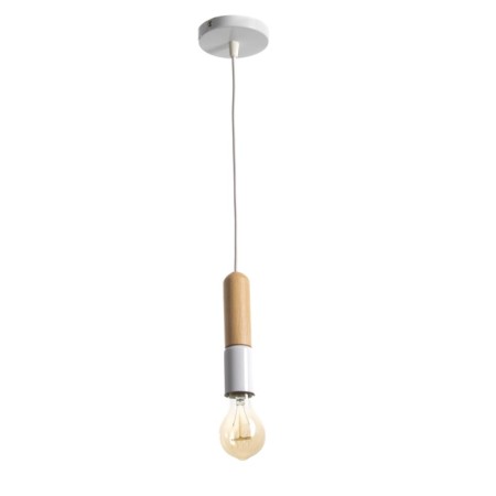 Lamp "Bombat" E27 40W white 4x4x18cm