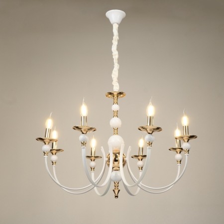Venice chandelier 8he14 40W white-gold 87x87x97 cm-1