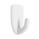 Holder self -adhesive tundra krep, 45x45 mm, white color, 3 pcs. Mix