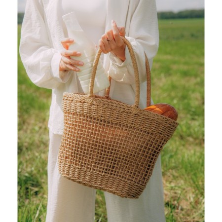 Women's bag SL Home, manual weaving, cotton, pens length 18.5 cm, 40 × 27 cm-8