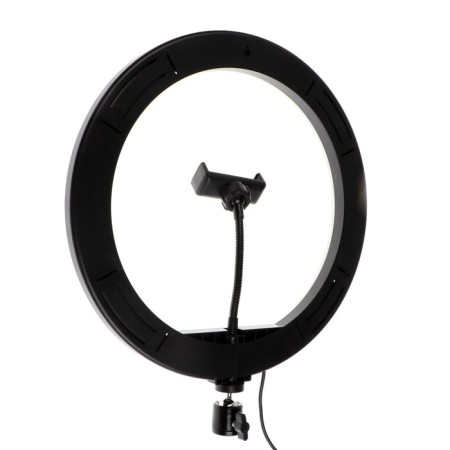 LED ring lamp RJ33, lamp 32 cm, colored backlight, 10 watts-3