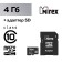 MIREX Microsd memory card, 4 GB, SDHC, class 10, with adapter SD