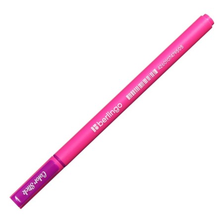 Gel pen 0.5 mm Berlingo Color Stick, black rod, MIX case-4