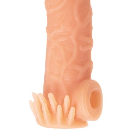 Kokos nozzle is realistic with additional stimulation, TPE, bodily, 12 cm-8