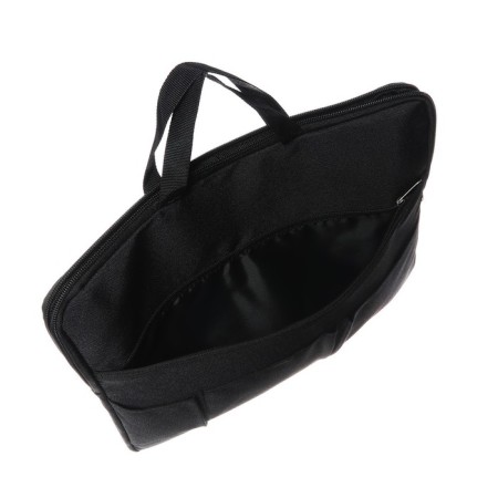 Folder (bag) with handles for A4 laptop (340 x 250 mm), textile, 3 external pockets, devente black-5