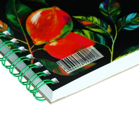 Sketchpad A5, 60 sheets on the crest "lemons", solid cover, selective UV-lak, an offset block 100 g/m2-2