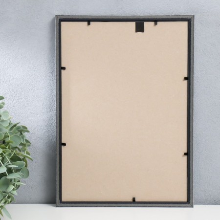 Photo frame Plastic "Gamma" 21x30 cm, matte silver-3