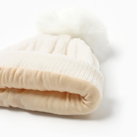 Children's hat minku, milk color, rr 46-48-1