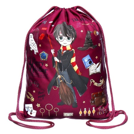 Shoe bag, 420 x 330 mm, Hatber "Harry Potter" burgundy nmn_13081