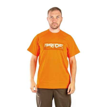 T-shirt Pride Living Nature, cotton, orange, rf XXXL
