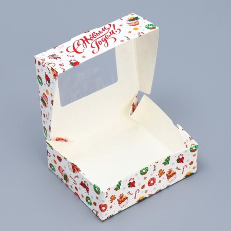 Folding box "Sweet", 10 x 8 x 3.5 cm, New Year-3