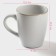 Mug ceramic shade "Vanilla", 350 ml, white color