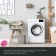 Curtain for the bathroom IDDIS P02PE18I11, PE, 200x180 cm, white