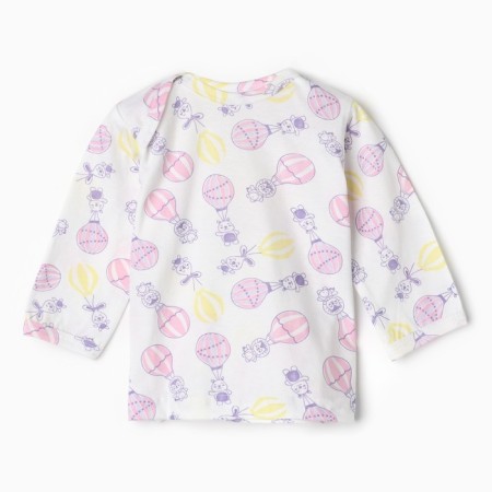 Kit (blouse/pants) "balloon", pink color, height 62 cm-1
