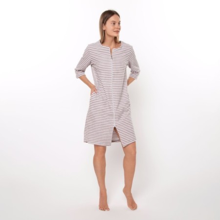 Women's robe, coffee color, size 54-5