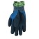 Nylon gloves, insulated, with double latex dousy, size 10, blue, Greengo