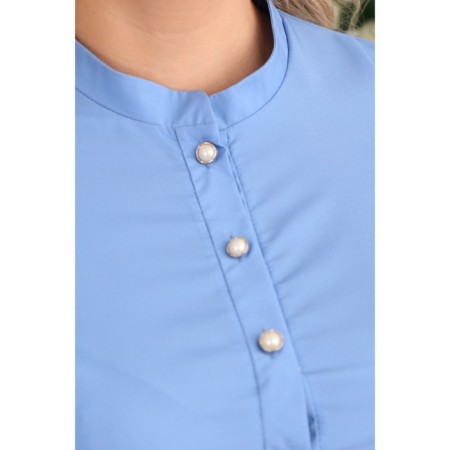 Female shirt, size 52, blue color-8