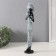 Polystone souvenir "African in gel, with a bouquet" Geometric patterns, blue 7.5x6.5x33.5 cm 103234