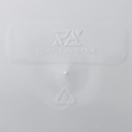 Flower pots with an insert "Porto", 9 l, white color-2