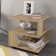 Journal table "Salou", 450 × 450 × 465 mm, sonoma oak color