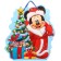 New Year. Gift package, 23x27x11.5 cm, packaging, Mickey Mouse