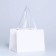 Gift package with a wide bottom of 20 × 14 × 13.2 cm, white