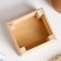 Wooden Kashpo 12 × 11 × 9 cm "odnushka light", two -string, natural give beautifully