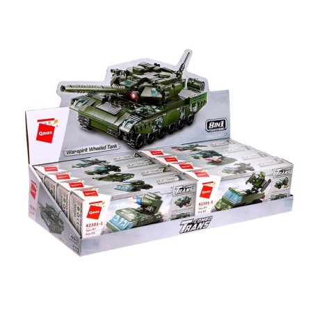 Designer military zone "Battle Transport", 8 types, mix-11