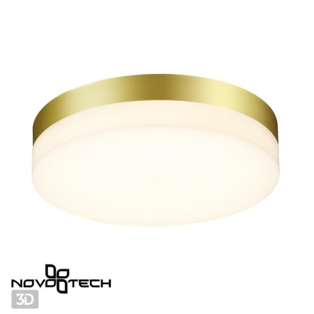 Opal lamp, 1x18W LED, 4000K, 1700LM, IP54, color gold-2