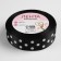 Satin ribbon "Golshek", 25 mm × 23 ± 1 m, color black No. 039